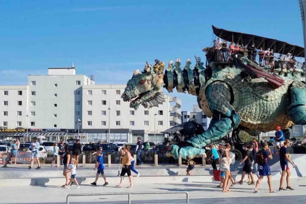 La Plage Superbe Studio Refait A Neuf Calais Ngoại thất bức ảnh